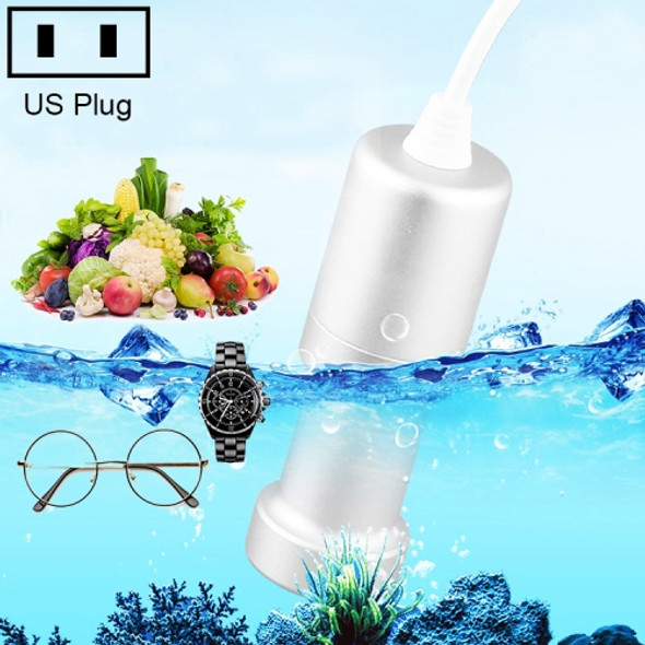 JeKen CE-9600 Household Ultrasonic Cleaner Vegetable Washing Glasses Watch Jewelry Cleaner(US Plug)