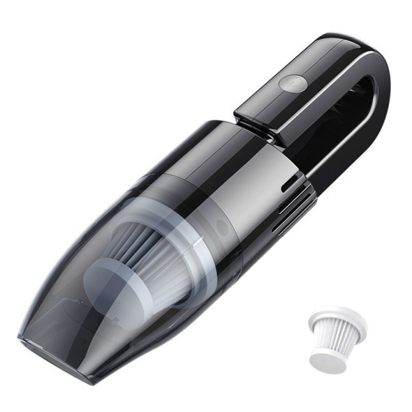 120W Car Vacuum Cleaner Car Small Mini Internal Vacuum Cleaner, Specification:Wireless, Style:Turbine Motor+Filter Element