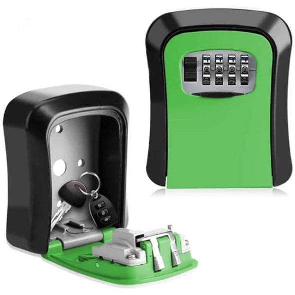 Arc Wall Mounted Password Key Box(Green)