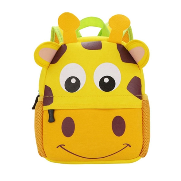 Cute Kid Toddler Schoo Bags Kindergarten Children Schoolbag 3D Cartoon Animal Bag(Giraffe)