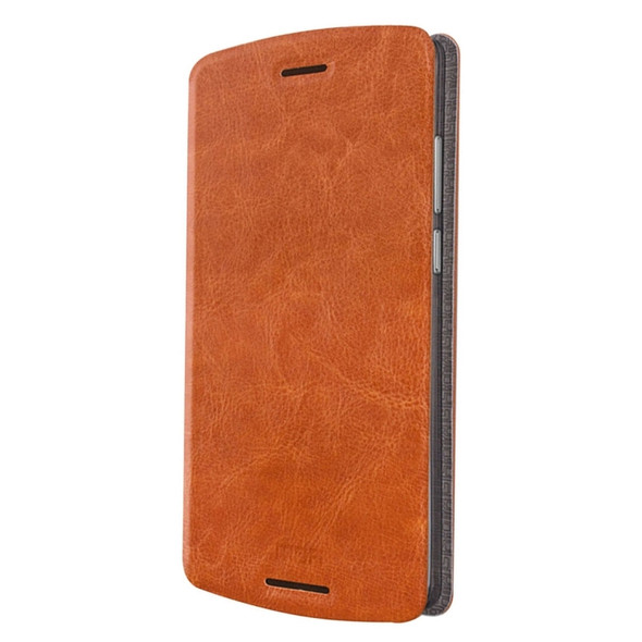 MOFI for Lenovo Lemon X3 Lite Crazy Horse Texture Horizontal Flip Leather Case with Holder(Brown)