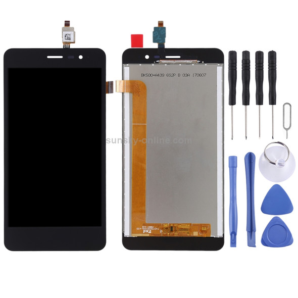 LCD Screen and Digitizer Full Assembly for Wiko Tommy 2(Black)