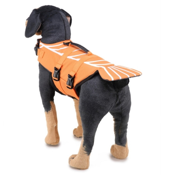 Dog Supplies Pet Swimwear Life Jackets, Size: L(JSY01 Orange)