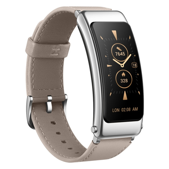 Original Huawei Honor Band B6 1.53 inch AMOLED Screen IP57 Waterproof Smart Bluetooth Earphone Wristband Bracelet, Fashion Version, Support Heart Rate Monitor / Information Reminder / Sleep Monitor(Taupe)