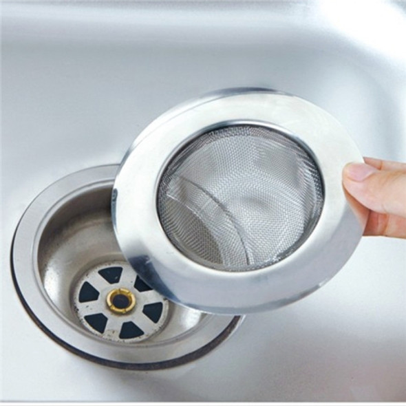 2 PCS Stainless Steel Bathtub Hair Catcher Stopper Shower Drain Hole Filter Metal Sink Strainer