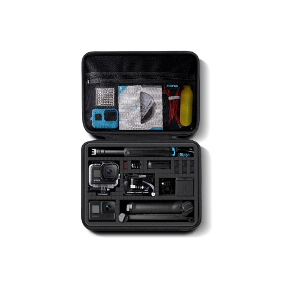 For GoPro HERO8 / 7 / 6 RUIGPRO Shockproof Waterproof Portable Case Box Size : 33.5cm x 24.7cm x 6.3cm(Black)