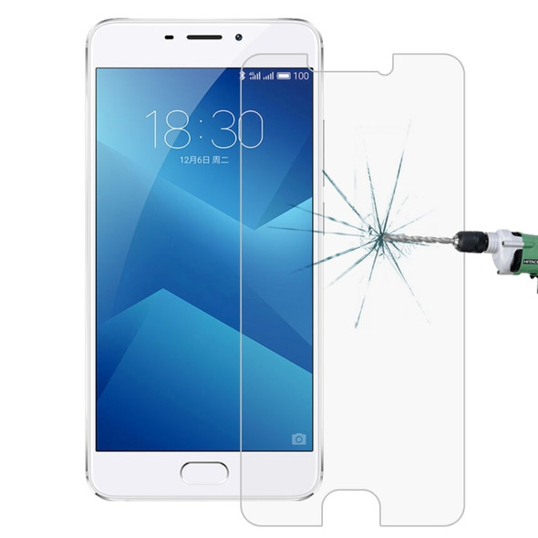 100 PCS for Meizu M5 Note 0.26mm 9H Surface Hardness 2.5D Explosion-proof Tempered Glass Screen Film