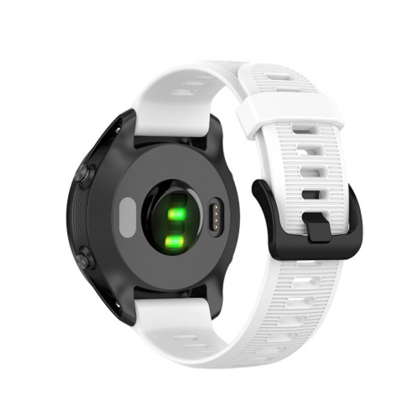 For Garmin Forerunner 945 Silicone Strap(White)