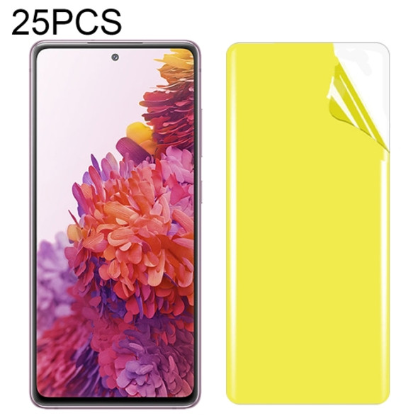 For Samsung Galaxy S20 FE 5G 25 PCS Soft TPU Full Coverage Front Screen Protector