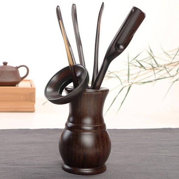Home Decoration Ebony Wood Tea Set tea Tray Accessories Tea Clip (LJZ170613-1)