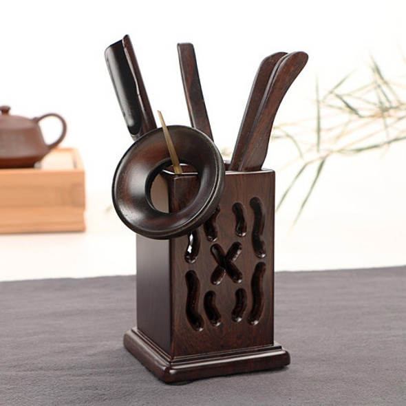 Home Decoration Ebony Wood Tea Set tea Tray Accessories Tea Clip (F75-1)