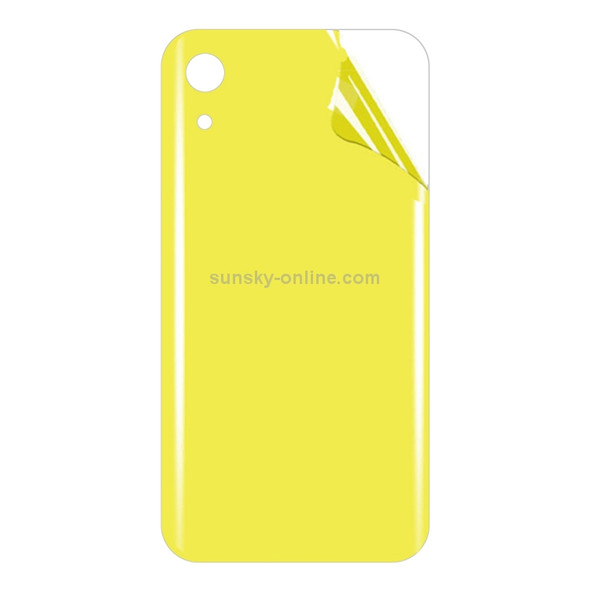 For iPhone XR Soft TPU Full Coverage Back Screen Protector