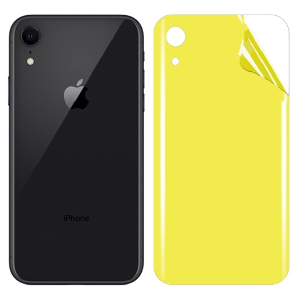 For iPhone XR Soft TPU Full Coverage Back Screen Protector