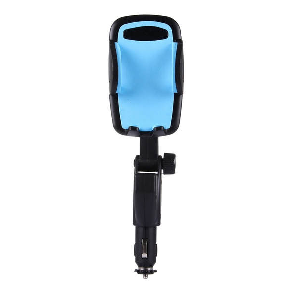 HC006 2 in 1 Car Charger & 360 Rotation Holder, Random Color Delivery, For iPhone, Galaxy, Huawei, Xiaomi, LG, HTC and other Smartphones of width 47-92mm Smartphone