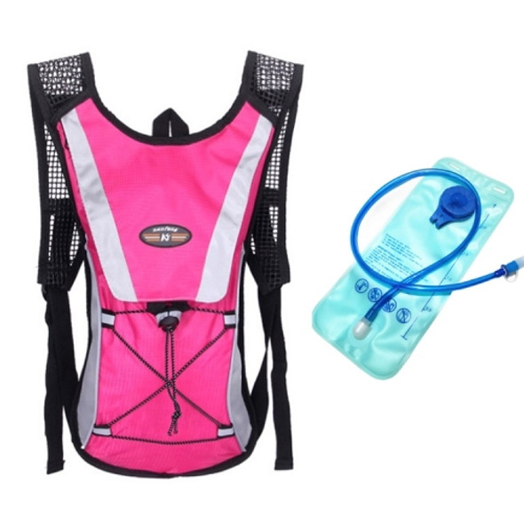 Outdoor Sports Mountaineering Cycling Backpack with 2L Water Bag(Pink)