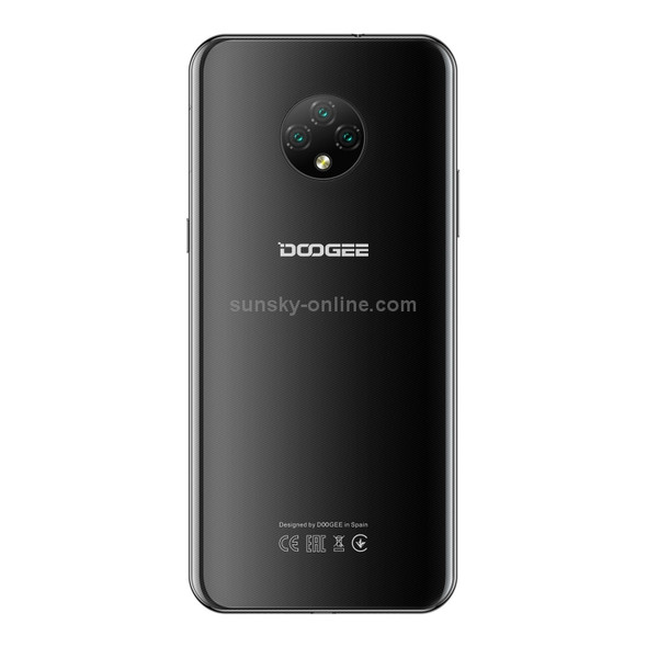 [HK Warehouse] DOOGEE X95 Pro, 4GB+32GB, Triple Back Cameras, 4350mAh Battery, Face ID Identification, 6.52 inch Water-drop Screen Android 10 MTK6761V/WE Helio A20 Quad Core up to 1.8GHz, Network: 4G, OTG, Dual SIM(Black)