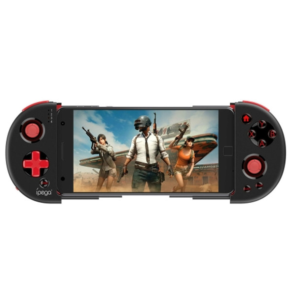 ipega PG-9087S Red Warrior Bluetooth 4.0 Retractable Gamepad for Mobile Phones within 6.2 inches, Support Android / IOS Direct Connection(As Shown)
