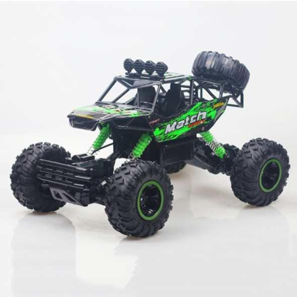 HD6026 1:12 Large Alloy Climbing Car Mountain Bigfoot Cross-country Four-wheel Drive Remote Control Car Toy, Size: 37cm(Green)