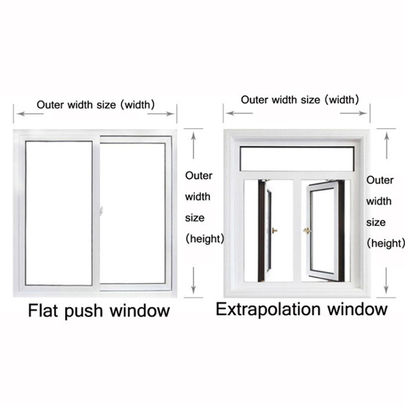 Window Windproof Warm Film Indoor Air Leakage Soundproof Double-Layer Insulation, Specification: 1.8x1.8M