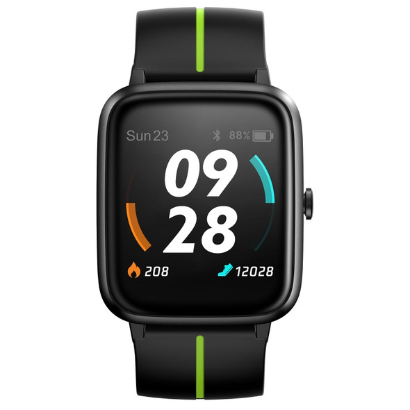 [HK Warehouse] Ulefone Watch GPS 1.3 inch TFT Touch Screen Bluetooth 4.2 Smart Watch, Support Sleep / Heart Rate Monitor & Built-in GPS & 14 Sports Mode(Black Green)