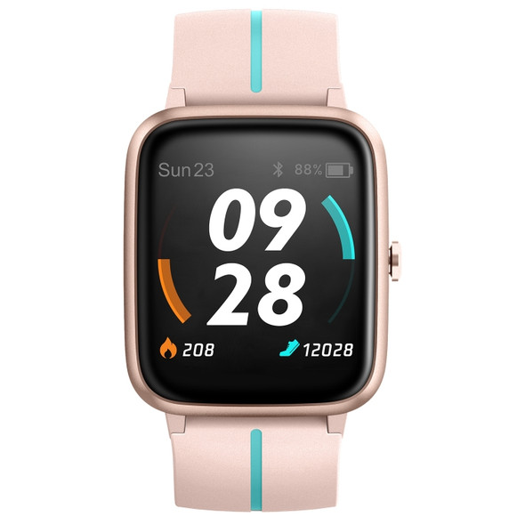 [HK Warehouse] Ulefone Watch GPS 1.3 inch TFT Touch Screen Bluetooth 4.2 Smart Watch, Support Sleep / Heart Rate Monitor & Built-in GPS & 14 Sports Mode(Pink Green)