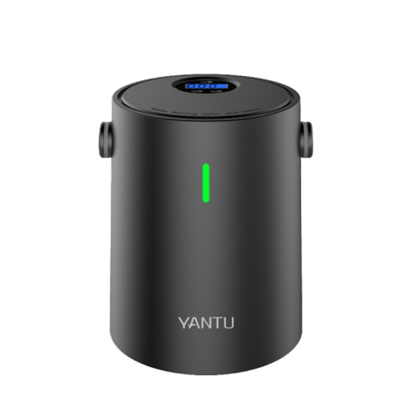 YANTU A05 Car Electric Mini Portable Tire Air Pump, Style: Wireless Digital Display Black