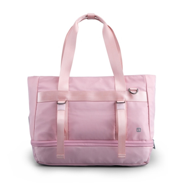 F3613W Large Capacity Sports Bag With USB Convenient Shoulder Bag(Pink)