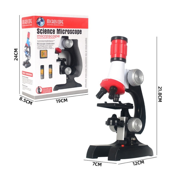 Early Education Biological Science 1200X Microscope Science And Education Toy Set For Children S