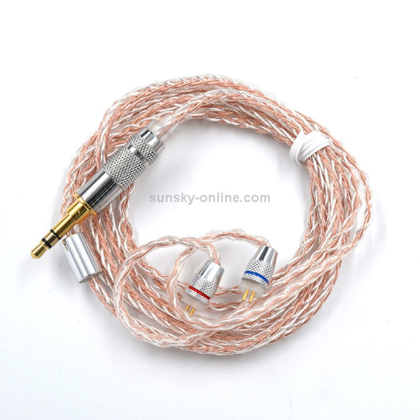 KZ A Copper-silver Mixed Plated Upgrade Cable for KZ ZS3 / ZS4 / ZS5 / ZS6 / ZSA Earphones