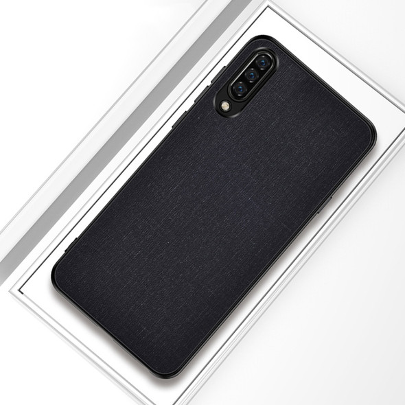 Shockproof Cloth Texture PC+ TPU Protective Case for Xiaomi Mi 9 (Black)