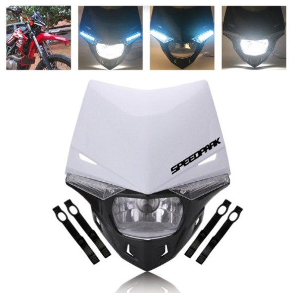 Speedpark Cross-country Motorcycle LED Headlight Headlamp Assembly for KTM(White)