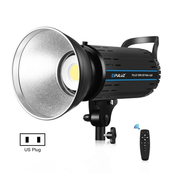 PULUZ 150W Studio Video Light 5600K Monochromatic Temperature Built-in Dissipate Heat System with Remote Control(US Plug)