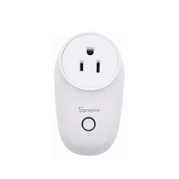 Sonoff S26 WiFi Smart Power Plug Socket Wireless Remote Control Timer Power Switch, Compatible with Alexa and Google Home, Support iOS and Android, US Plug
