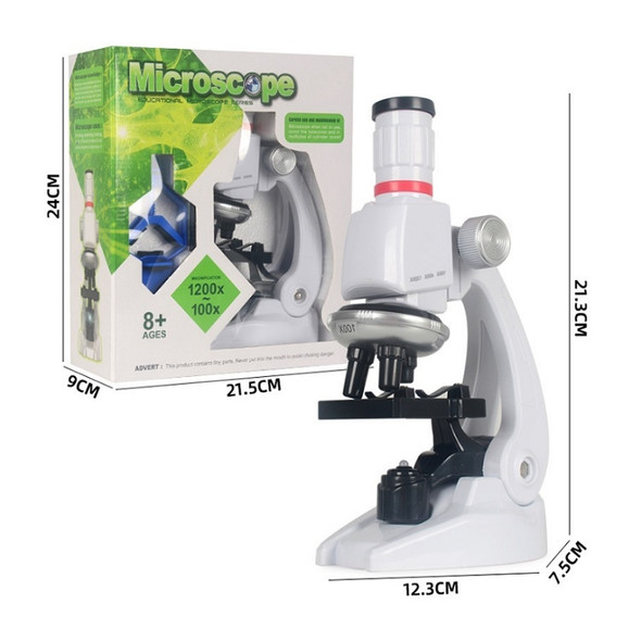 Early Education Biological Science 1200X Microscope Science And Education Toy Set For Children L