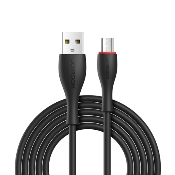 JOYROOM S-2030M8 M8 Bowling Series 2.4A USB to Micro USB TPE Charging Transmission Data Cable, Cable Length:2m(Black)