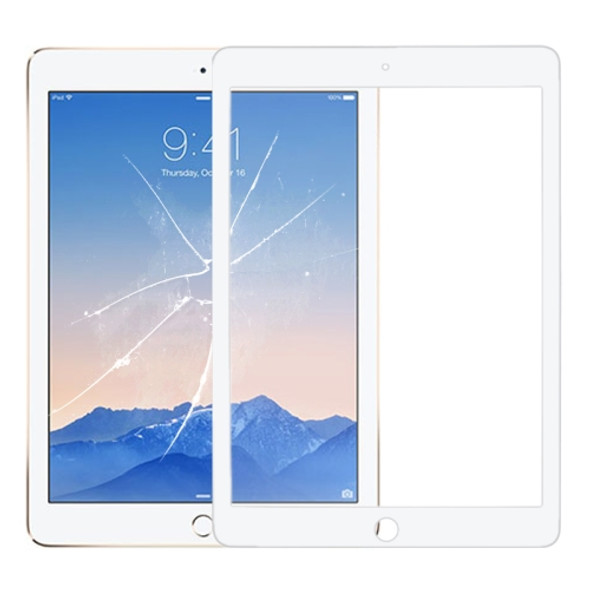 Front Screen Outer Glass Lens for iPad Air 2 / A1567 / A1566 (White)