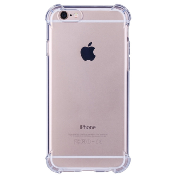 For iPhone 6 Plus & 6s Plus Shock-resistant Cushion TPU Protective Case(Transparent)
