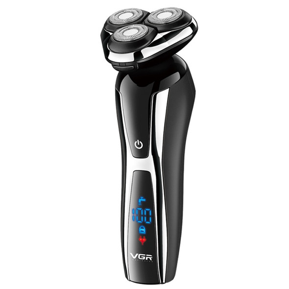 VGR V-309 6W USB Electric Shaver with LED Digital Display