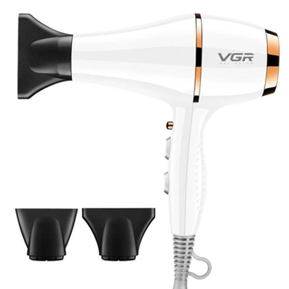 VGR V-414 2200W Negative Ion Hair Dryers with 6 Gear Adjustment, Plug Type: EU Plug (White)