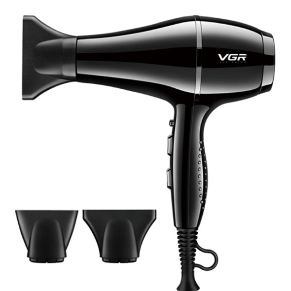 VGR V-414 2200W Negative Ion Hair Dryers with 6 Gear Adjustment, Plug Type: EU Plug (Black)