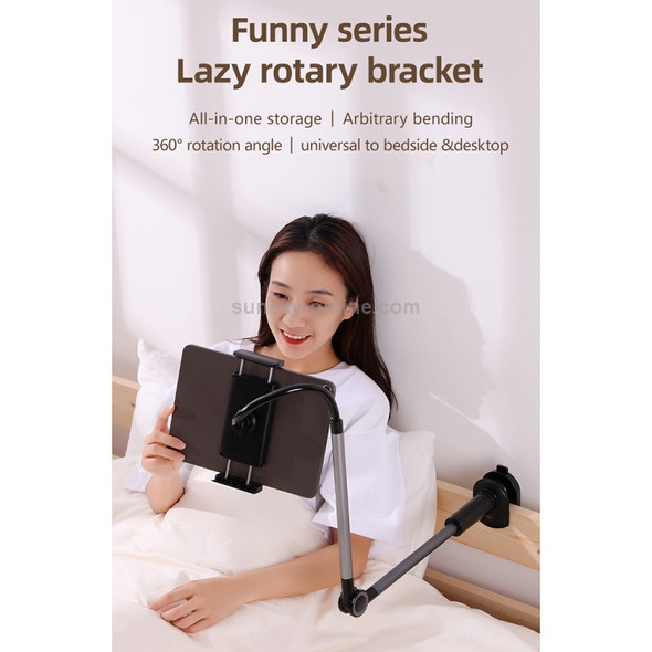 JOYROOM JR-ZS263 Funny Series 360-degree Rotating Clamp-type Desktop Lazy Holder for 4.7-12.9 inch Mobile Phones / Tablets