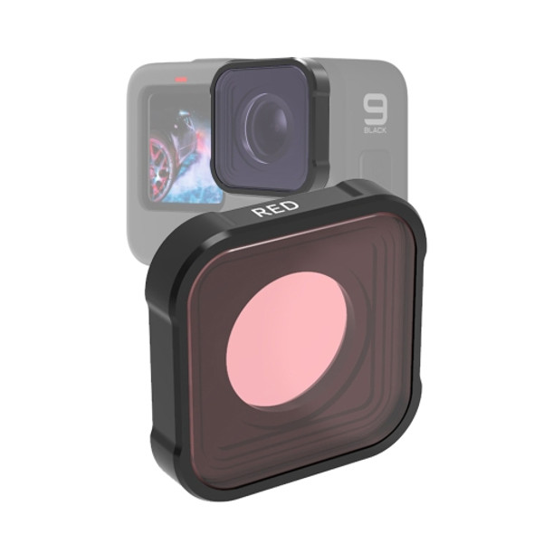 JSR KB Series Diving Color Lens Filter for GoPro HERO9 Black(Red)