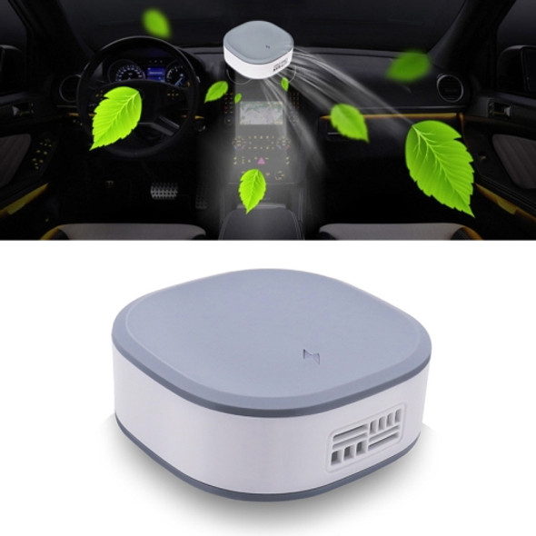 Car USB Mini Negative Ion Air Purifier Remove Formaldehyde (Grey)