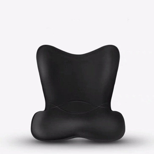 Petal Beautiful Buttocks Correction Seat Cushion Sedentary Waist Guard Anti-Hunchback Cushion, Size: Free Szie(Black)