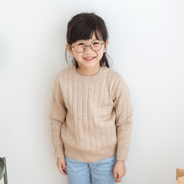 80cm Rabbit Down Fabric Bottoming Shirt Knit Sweater for Children(Apricot)