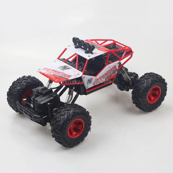 HD6026 1:16 Large Alloy Climbing Car Mountain Bigfoot Cross-country Four-wheel Drive Remote Control Car Toy, Size: 28cm(Red)