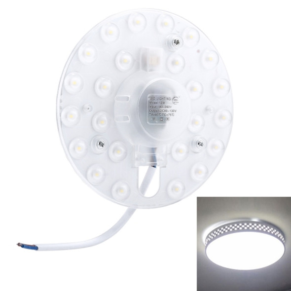 12W 24 LEDs SMD 2835 6000-6500K LED Module Lamp Bulb Panel Ceiling Light Modified Light Source, AC 180-260V(White Light)