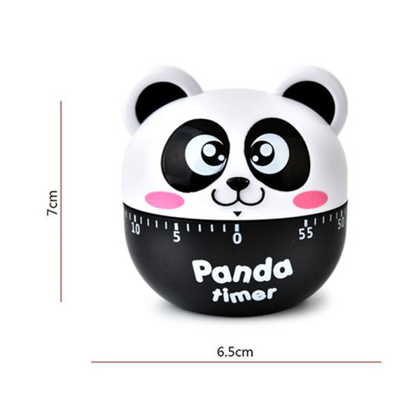 Panda 60 Minutes Mechanical Kitchen Cooking Count Down Alarm Timer Home Decorating Gadget, Random Color Delivery