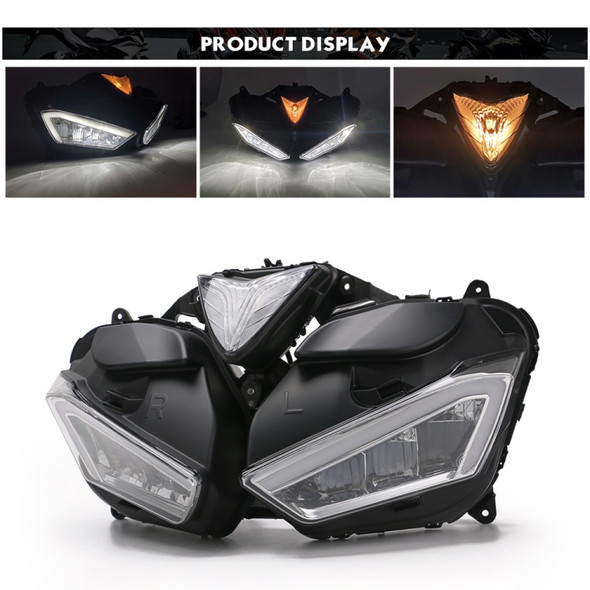 Speedpark Motorcycle LED Headlight Assembly for Yamaha YZF-R25 YZF-R3 13-17