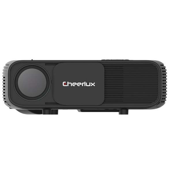 Cheerlux CL760 3600 Lumens 1280x800 720P 1080P HD Android Smart Projector, Support HDMI x 2 / USB x 2 / VGA / AV(Black)